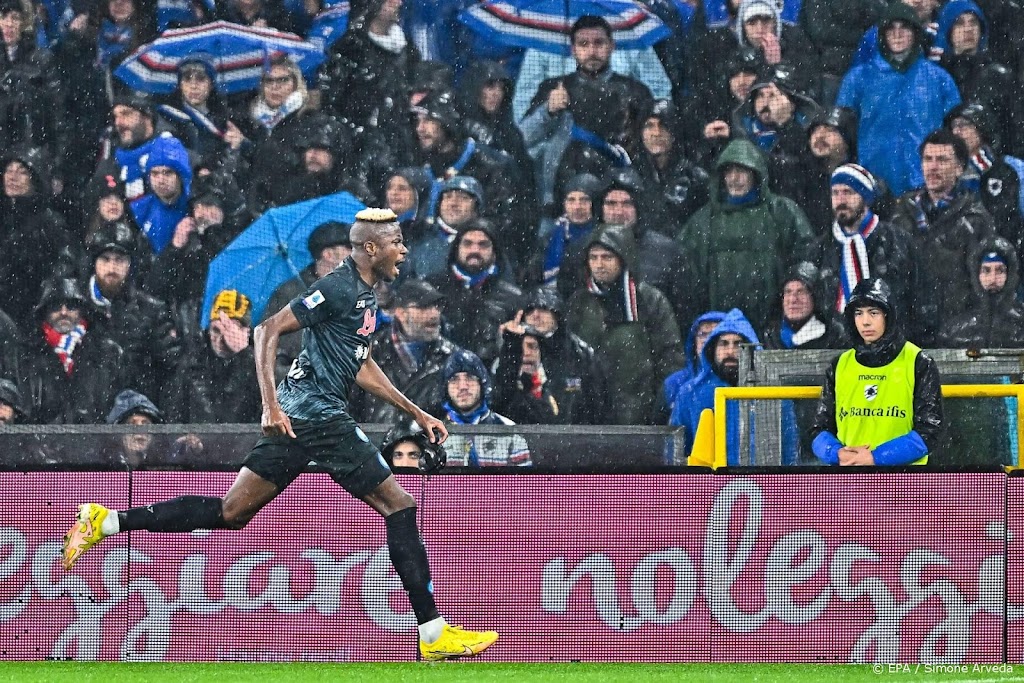 Napoli herstelt zich en boekt bij Sampdoria eerste zege van 2023