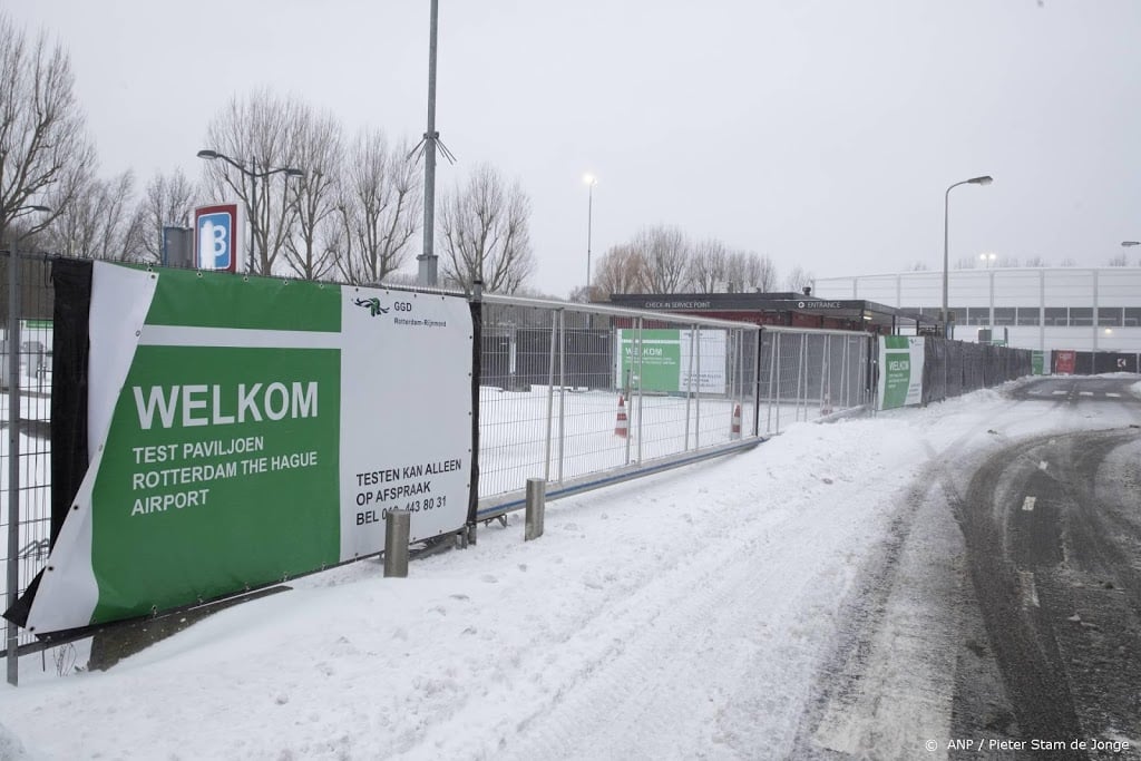 Diverse teststraten en vaccinatielocaties nog dicht door sneeuw 