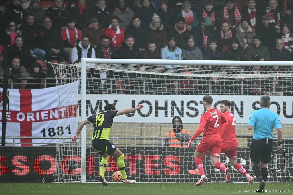 Manchester City wint met moeite van Leyton Orient in FA Cup