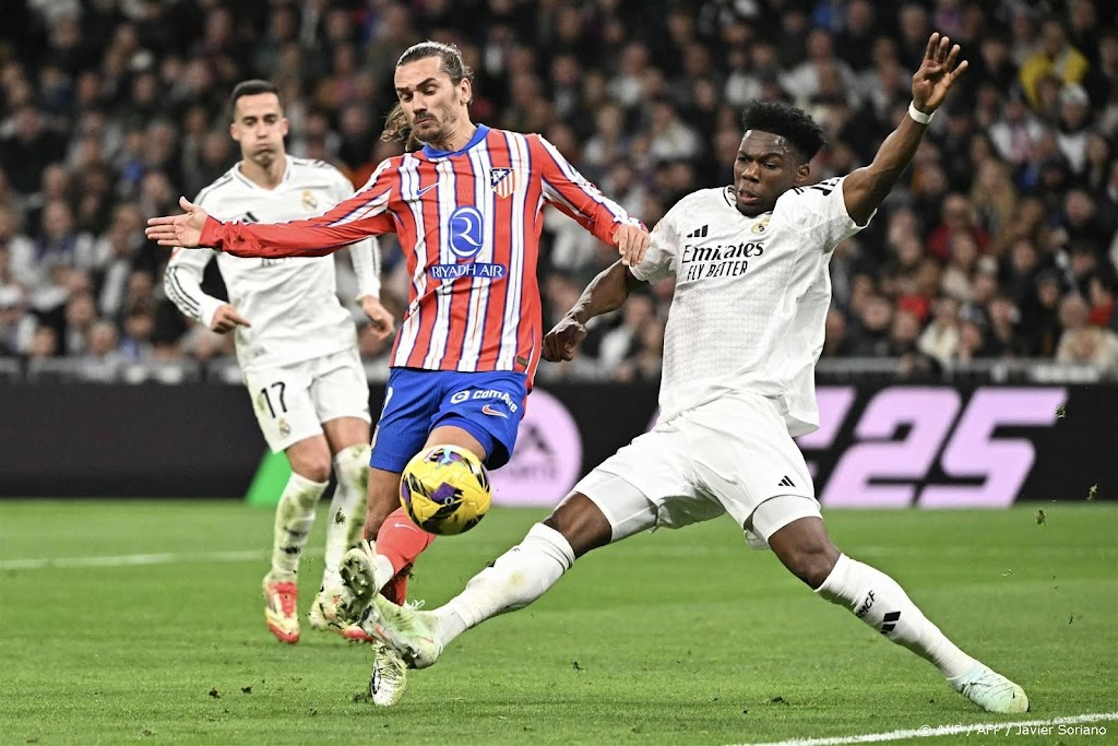 Real Madrid en Atlético Madrid opnieuw aan elkaar gewaagd: 1-1