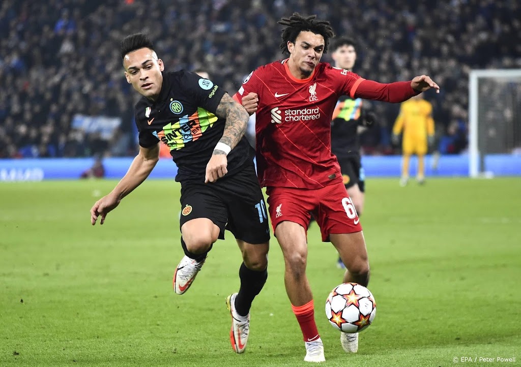 Liverpool blijft met enige moeite Inter over twee duels de baas