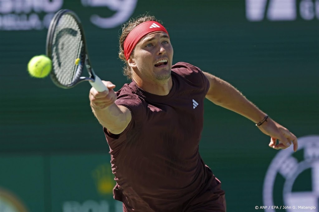 Tennisser Zverev alleen 'verdrietig' na verlies tegen Griekspoor 