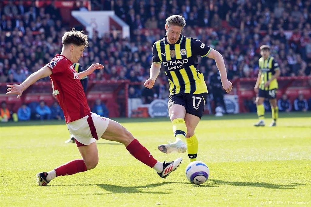Nottingham op weg naar Champions League na zege op ManCity