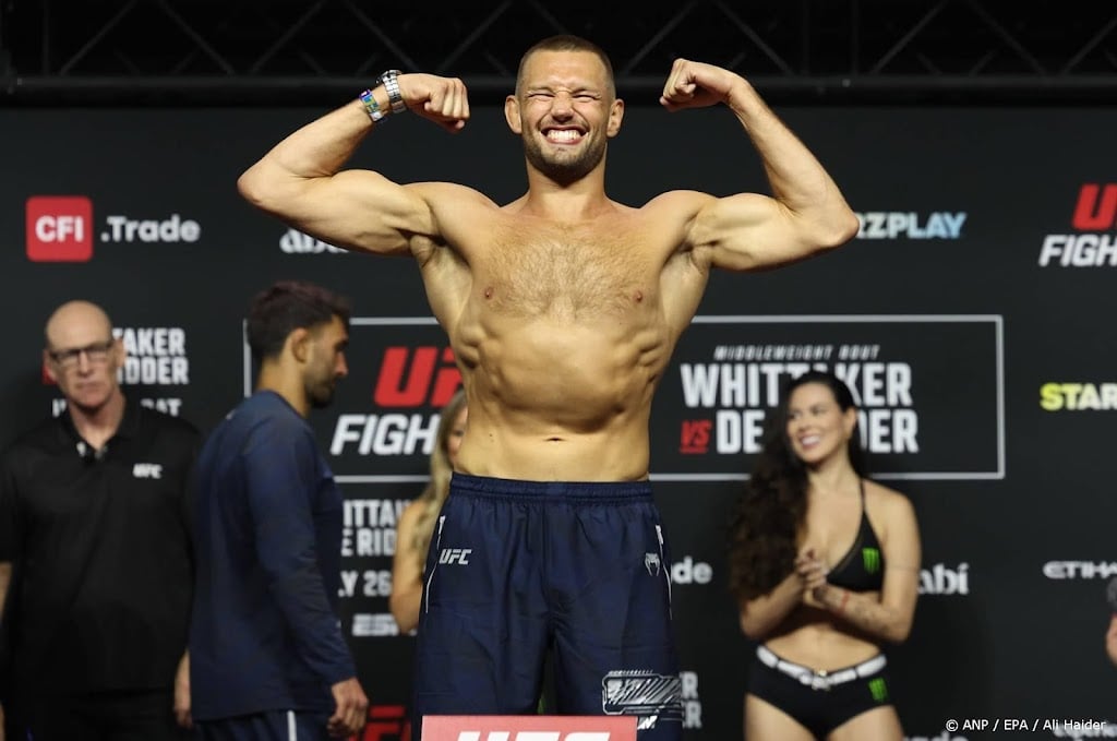 Vechtsporter De Ridder verliest opnieuw in UFC