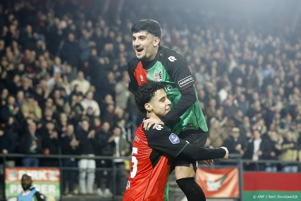 Bekerfinalist NEC na ruime zege op FC Volendam naar derde plaats