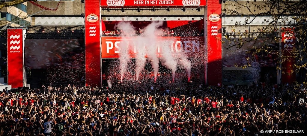 Zeventien mensen aangehouden tijdens kampioensfeest PSV