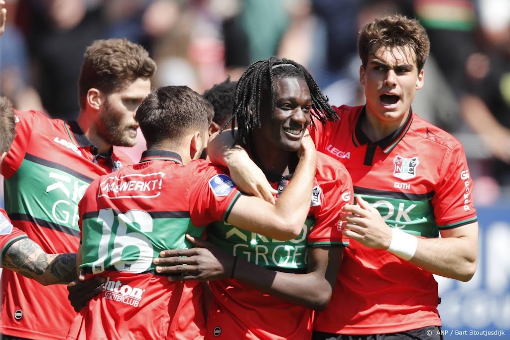 Belangrijke zege NEC in strijd Europees voetbal na late treffer