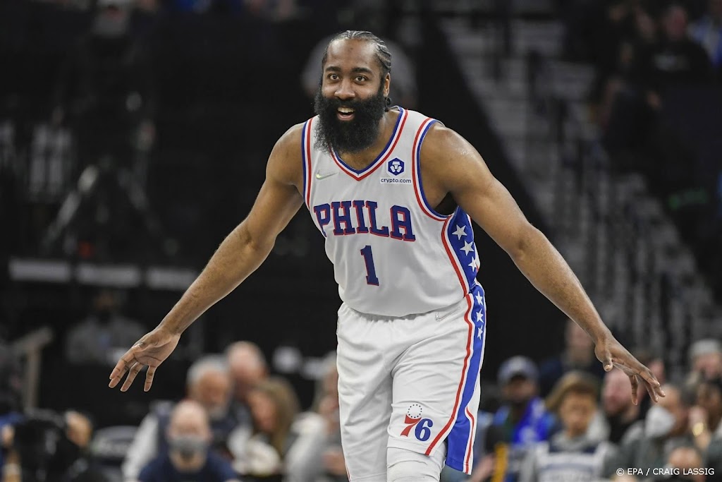 Harden brengt 'Sixers' naast Boston Celtics in play-offs NBA