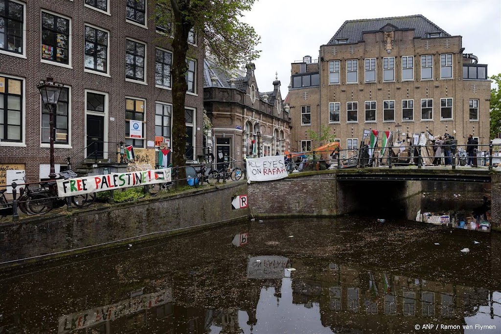 Rector UvA: gesprekken met demonstranten nog vruchteloos