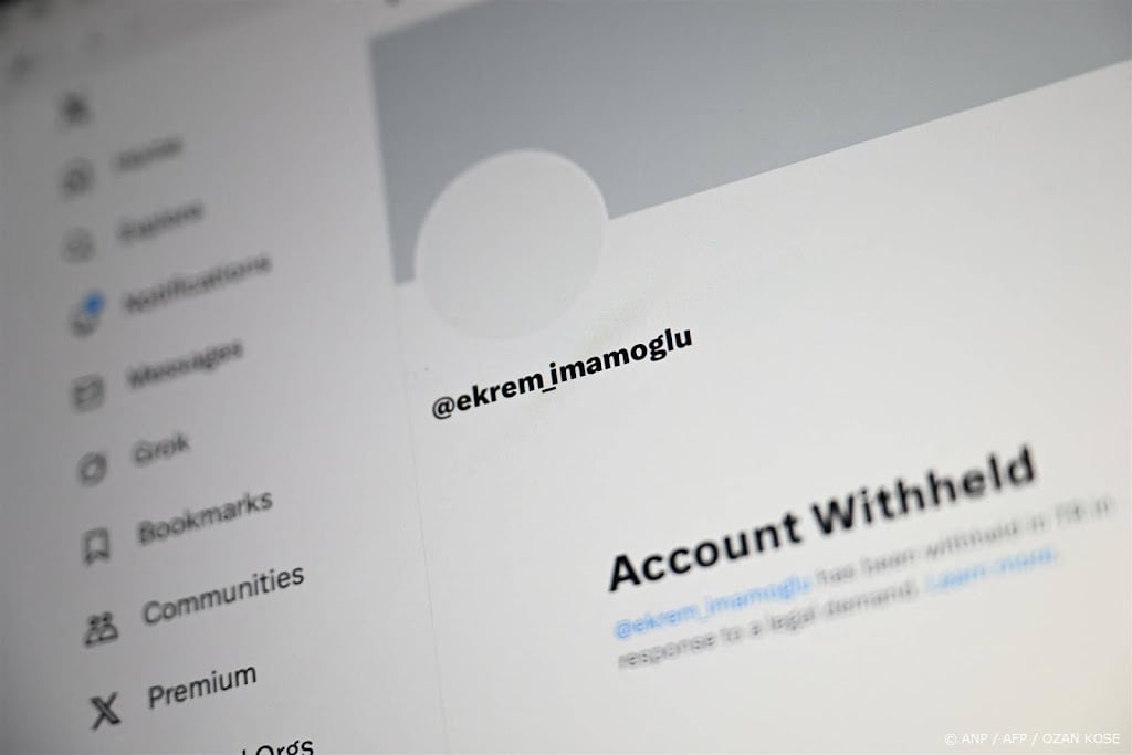 X in beroep tegen blokkeren account van Turkse oppositieleider