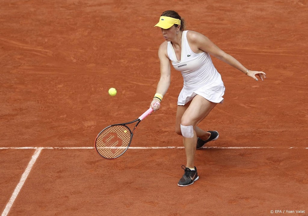 Tennisster Pavlioetsjenkova naar halve finale Roland Garros
