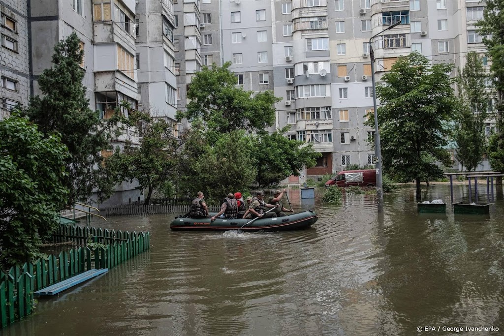 Oekraïne: 600 vierkante kilometer in Cherson staat onder water