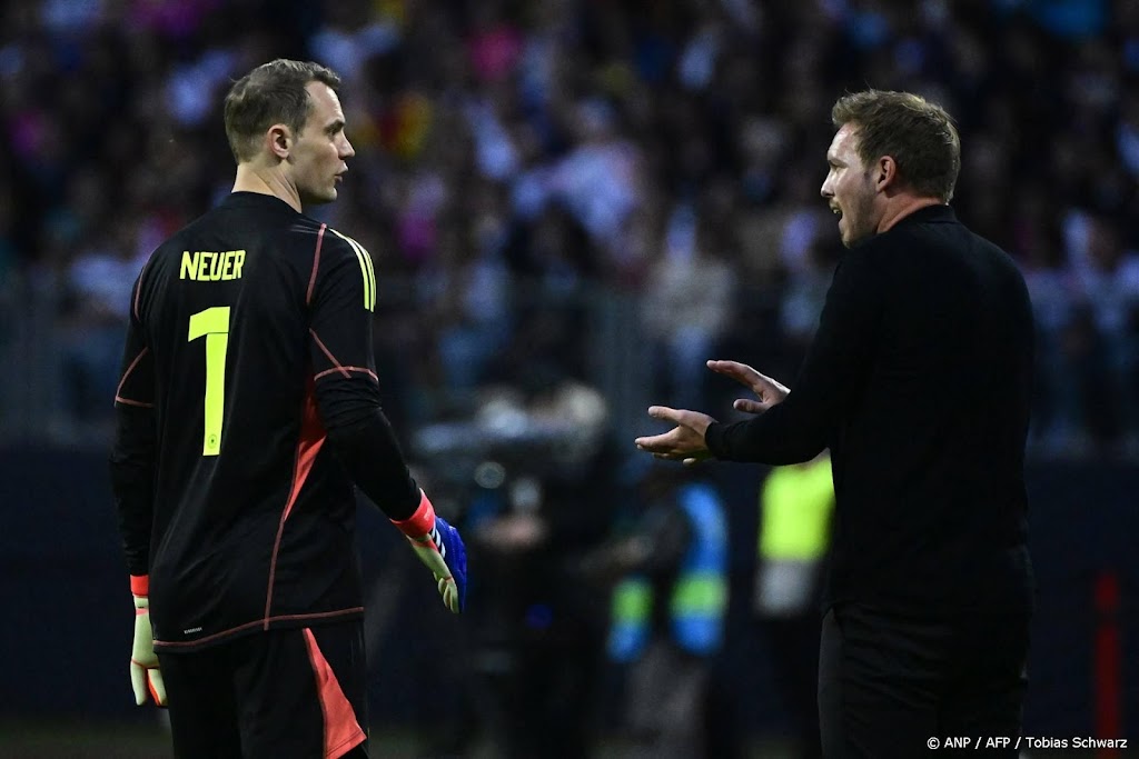Duitse bondscoach Nagelsmann twijfelt niet aan doelman Neuer