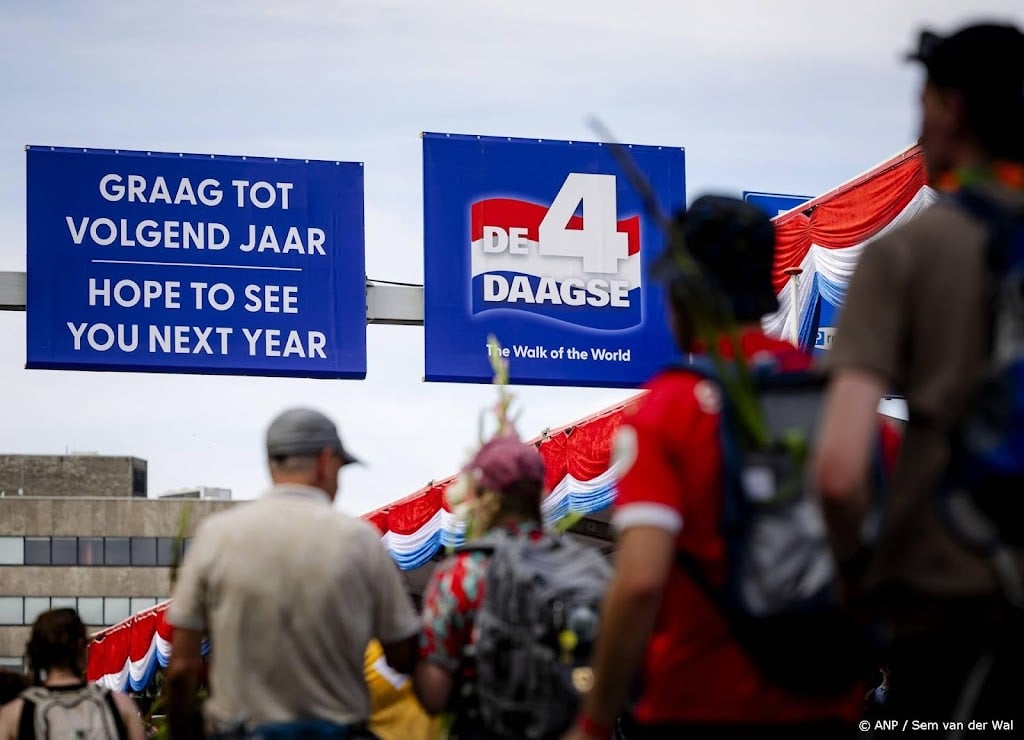 Bijna 4000 wandelaars zeggen af voor Nijmeegse Vierdaagse