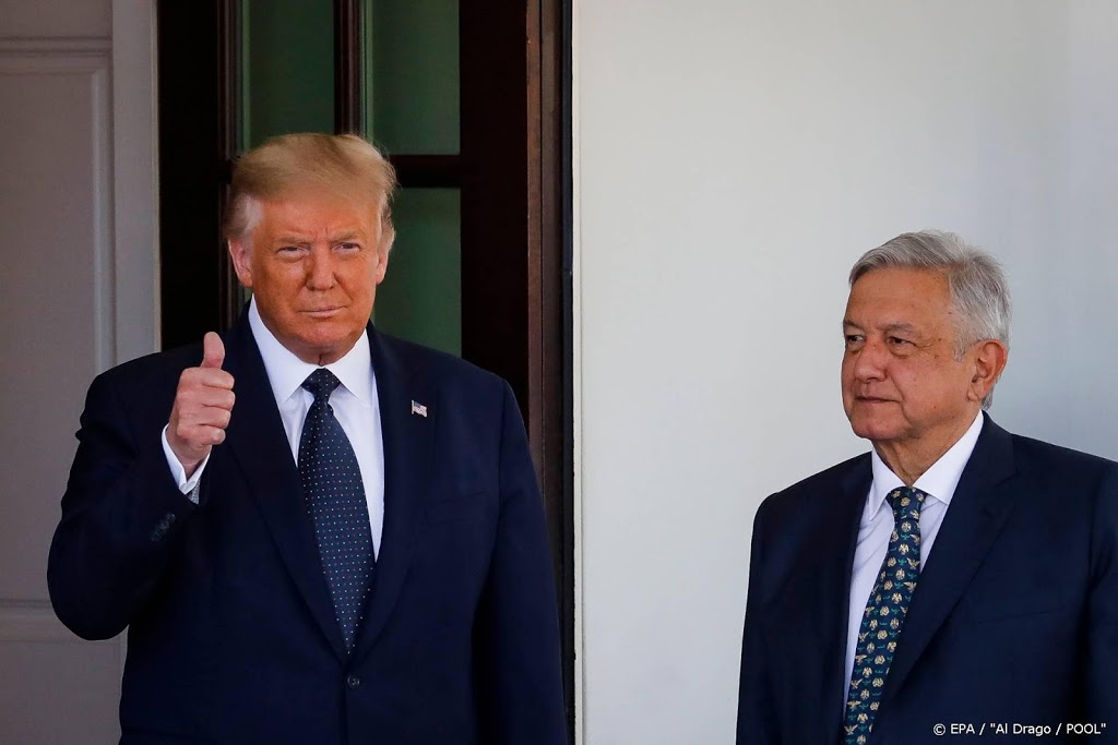 Trump benadrukt 'uitstekende relatie' met de president van Mexico