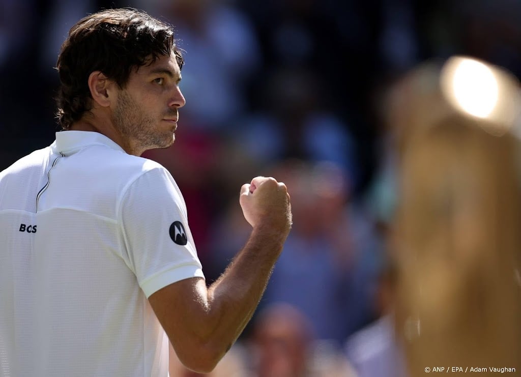 Tennisser Fritz voor de eerste keer naar halve finales Wimbledon