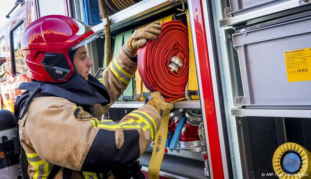 Gaslekkage met brand in Gelderse Asperen