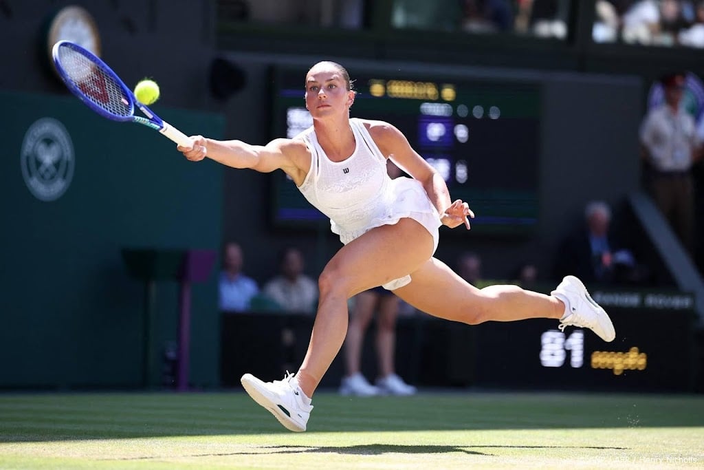 Tennisster Kostjoek voor het eerst halvefinaliste op Wimbledon