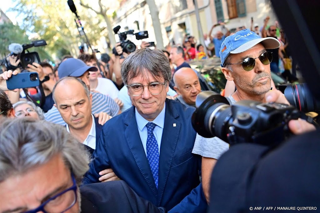 Gezochte Catalaanse ex-premier Puigdemont opgedoken in Barcelona