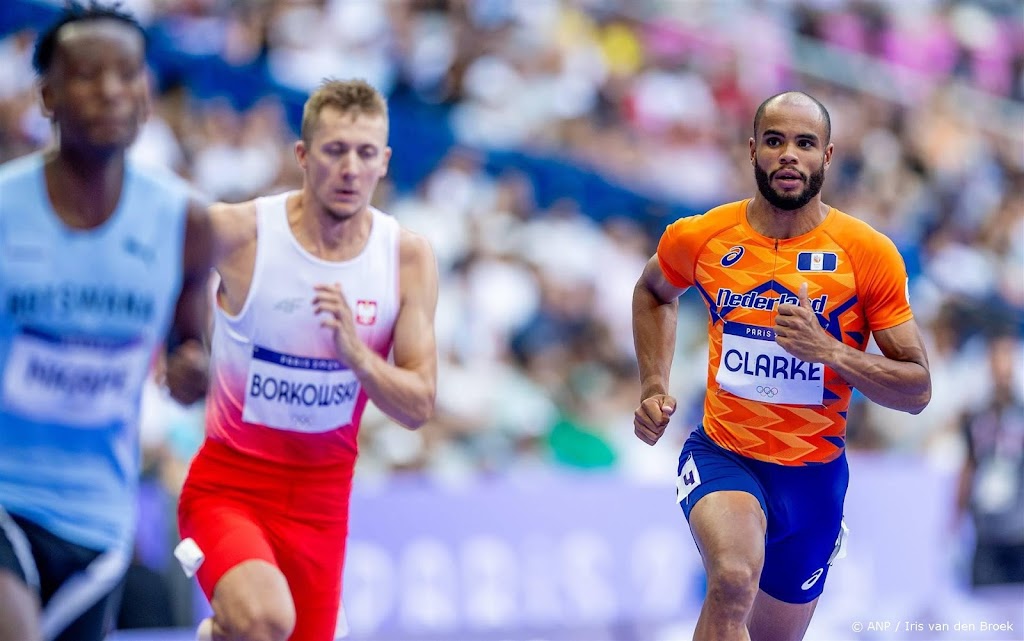Atleet Clarke niet door herkansing op 800 meter bij Spelen 