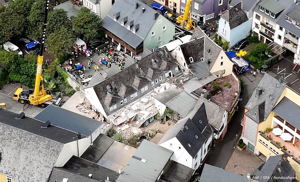 Moeizame berging in ingestort hotel aan Moezel tot in weekend 