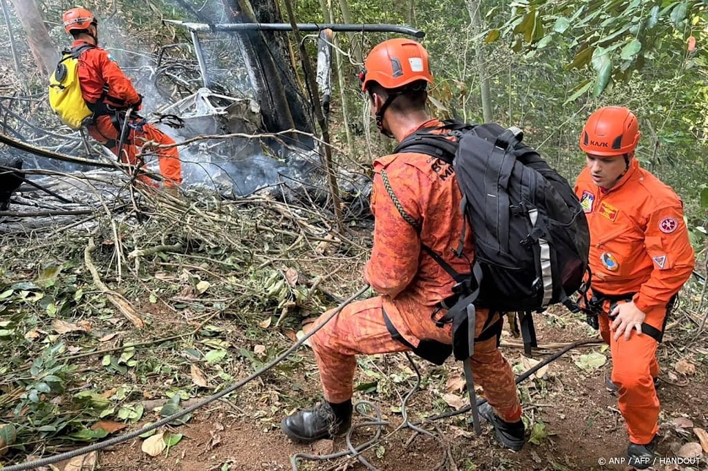 Vier doden bij helikoptercrash Rio de Janeiro