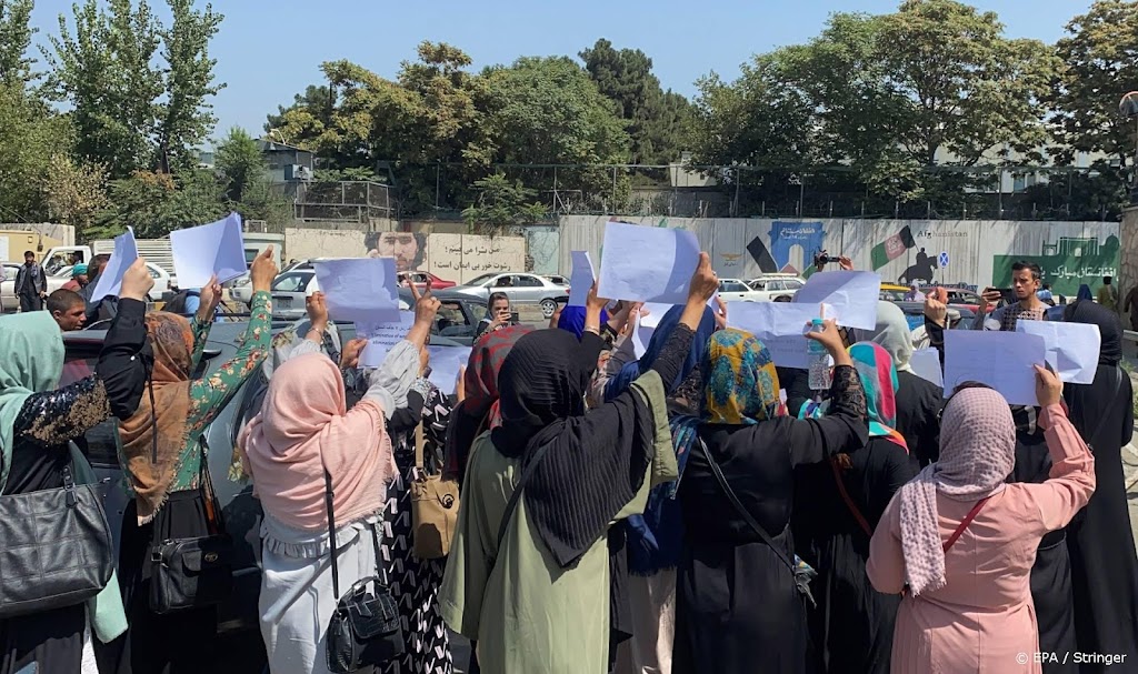 Taliban staan voorlopig geen protesten toe 