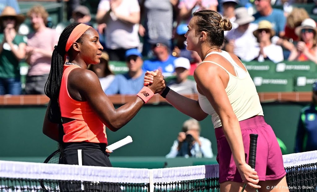 Gauff en Sabalenka treffen elkaar voor het eerst op grand slam