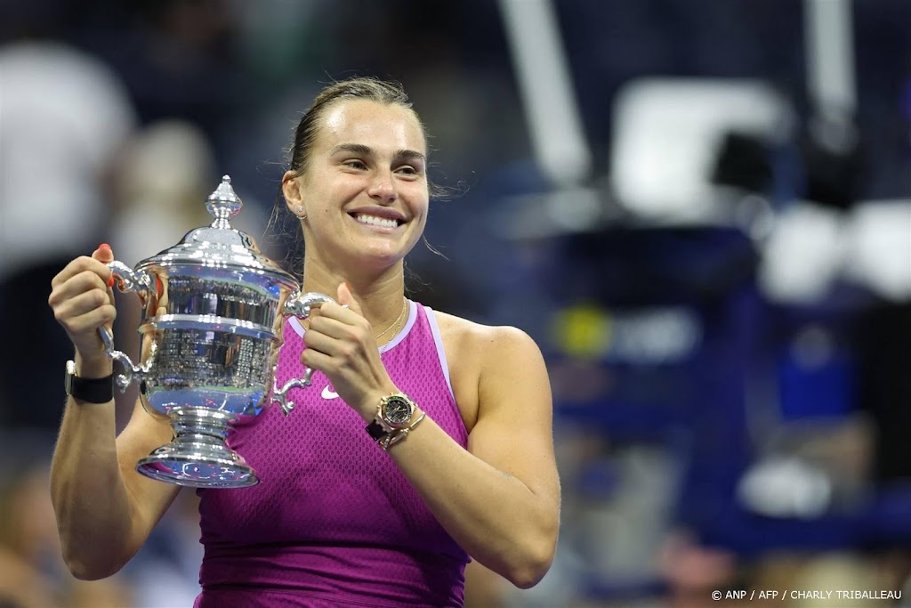 Tennisster Sabalenka draagt US Open-titel op aan familie