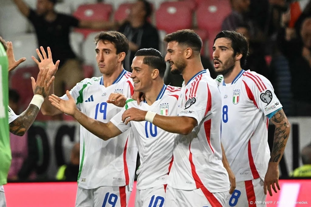 Italië ontsnapt in blessuretijd van uitduel met Israël: 5-4 