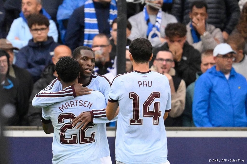 Aston Villa opent Champions League met zege bij Club Brugge