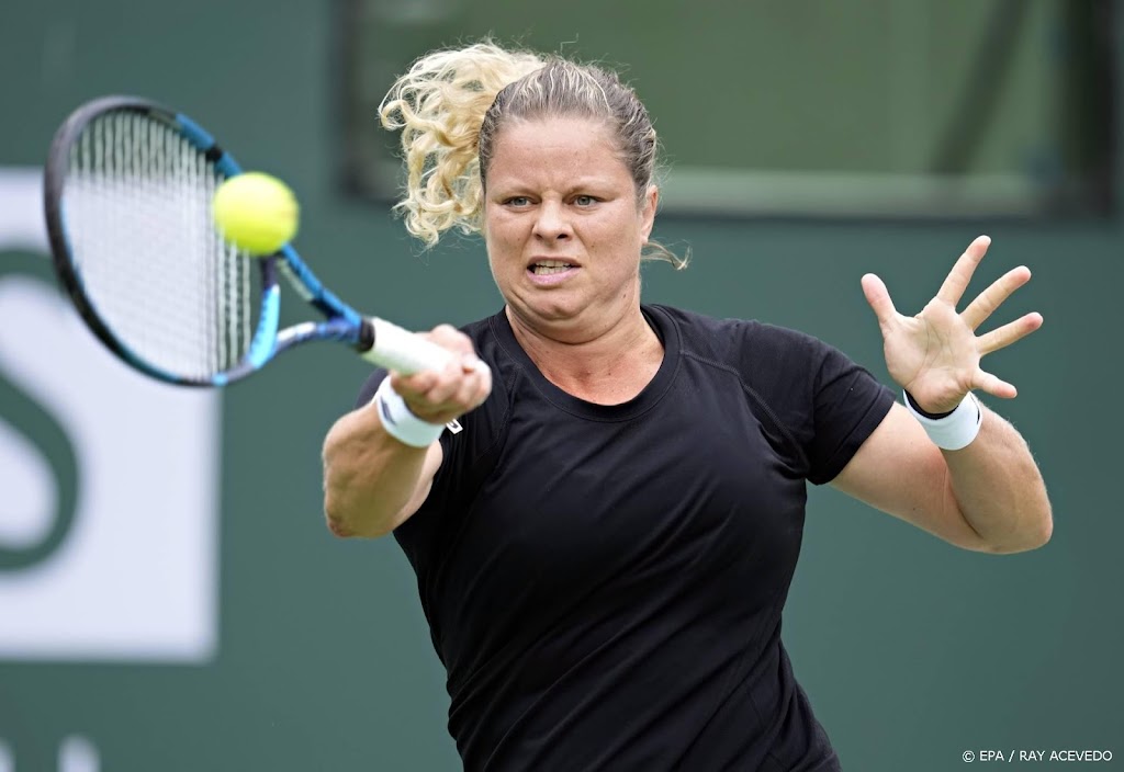 Tennisster Clijsters (38) kan ook in Indian Wells niet winnen