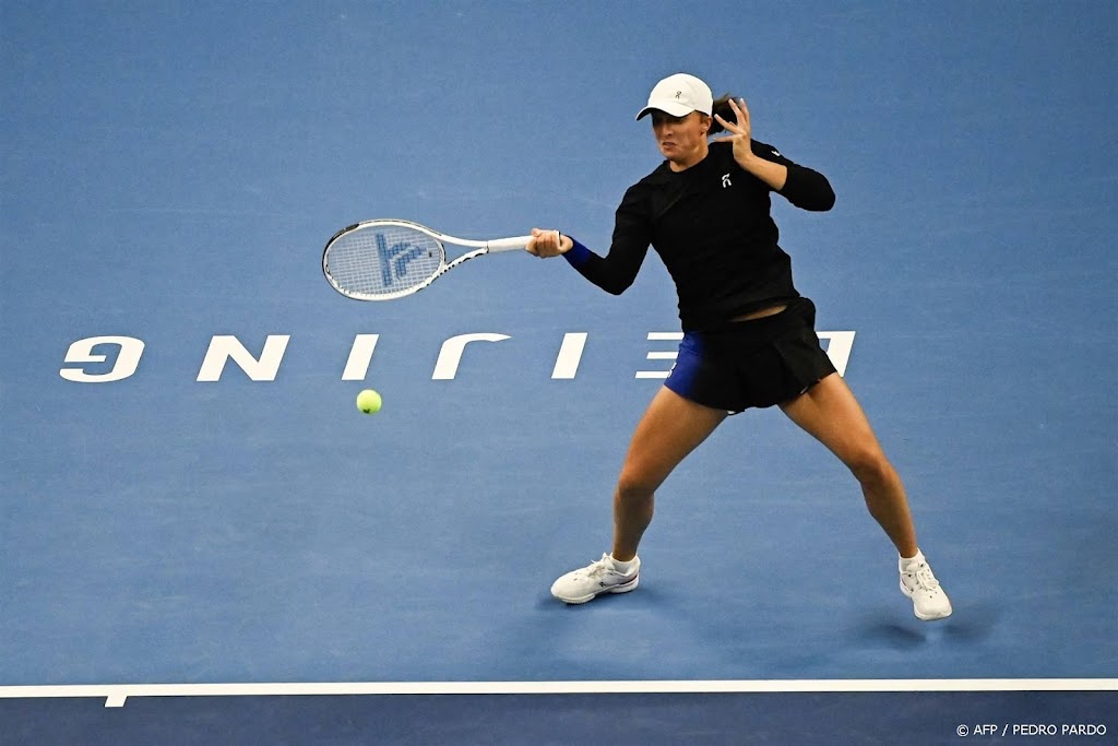 Tennisster Swiatek verovert in Beijing vijfde titel van dit jaar