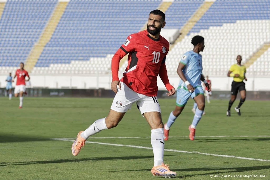 Salah helpt Egypte met twee doelpunten naar WK