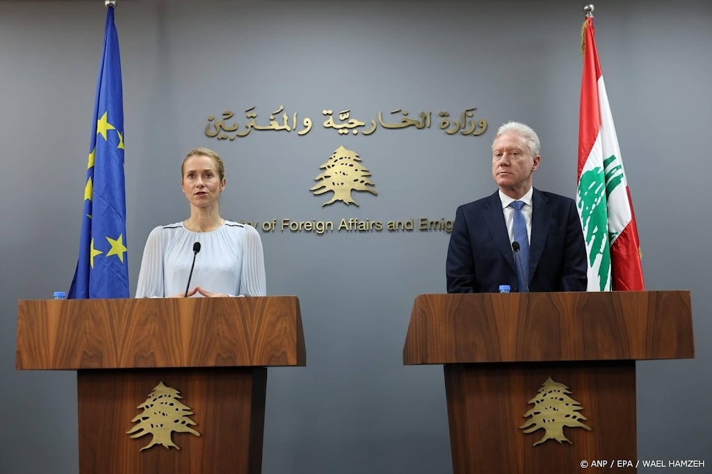 Kallas verwacht maandag akkoord over EU-missie in Libanon