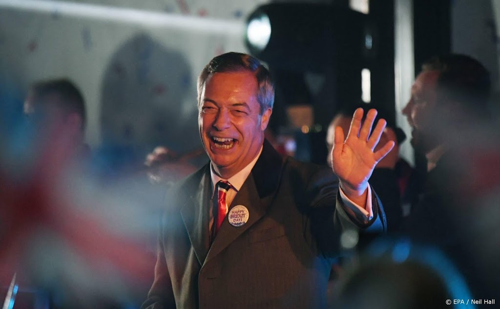 Nigel Farage is 10.000 pond armer door verlies Trump