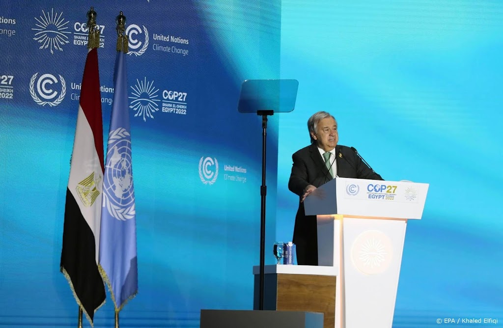 VN-chef Guterres zegt dat 'greenwashing' absoluut niet kan
