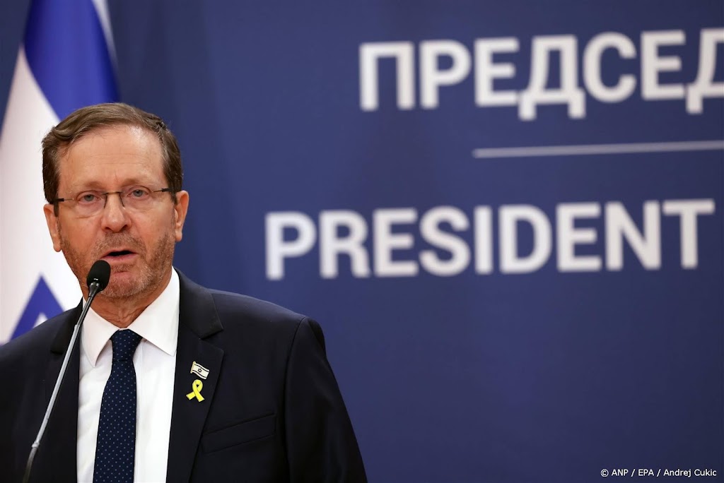 Israëlische president Herzog spreekt van pogrom in Amsterdam
