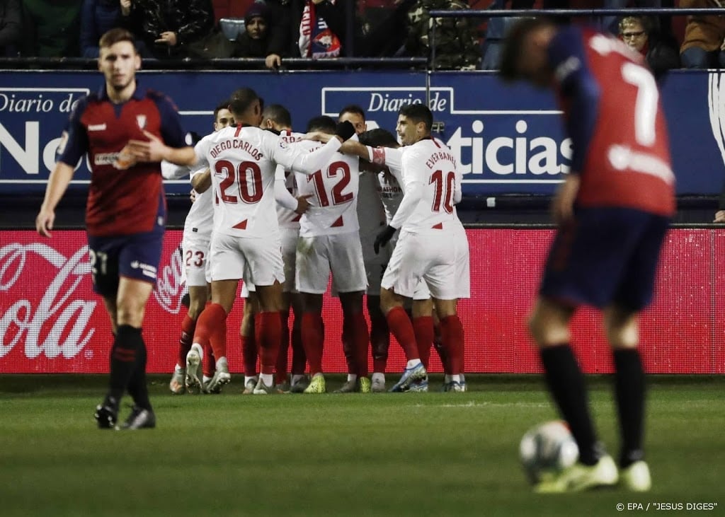 Sevilla speelt zonder De Jong gelijk