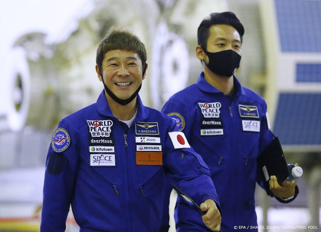 Japanse miljardair aangekomen bij ruimtestation ISS