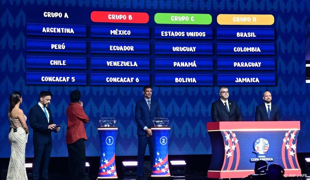 Argentinië treft Peru en Chili op Copa América