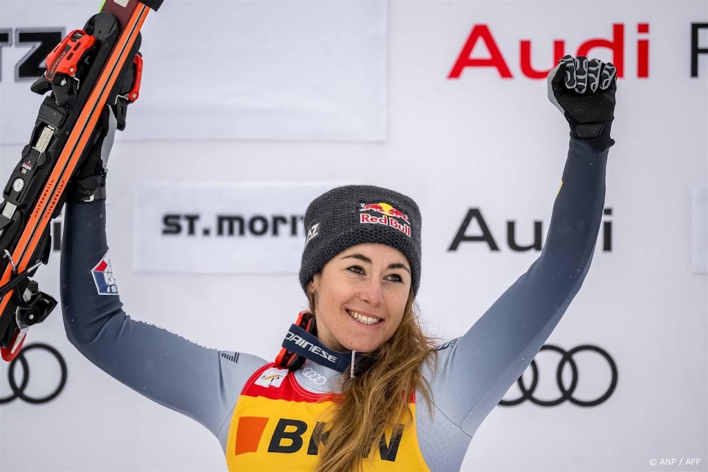 Italiaanse skiester Goggia de beste op super-G in Sankt Moritz