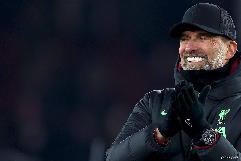 Trainer Klopp is tevreden over prestaties en spel van Liverpool 
