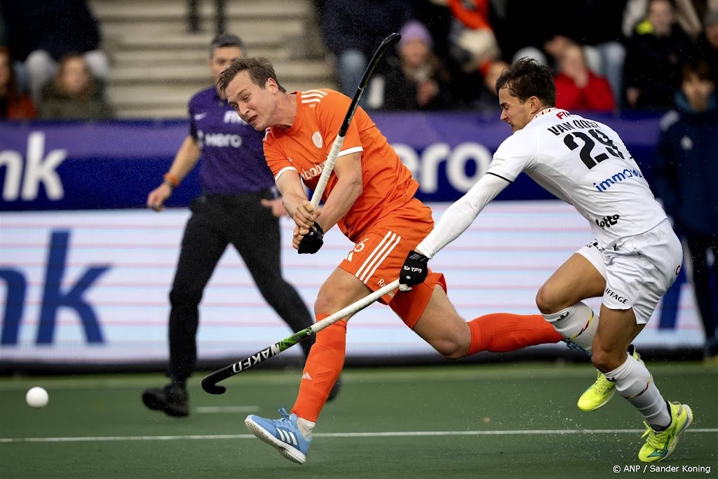 Hockeyers Nederland en België weer gelijk, bonuspunt voor Oranje
