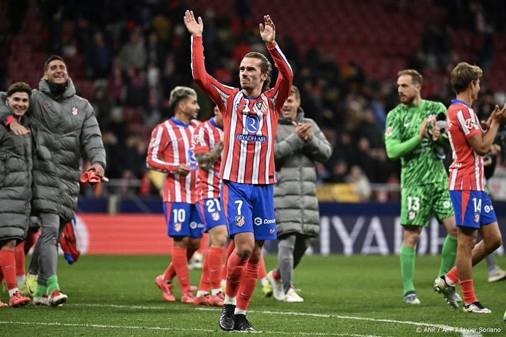Griezmann laat Atlético Madrid ontsnappen tegen Sevilla