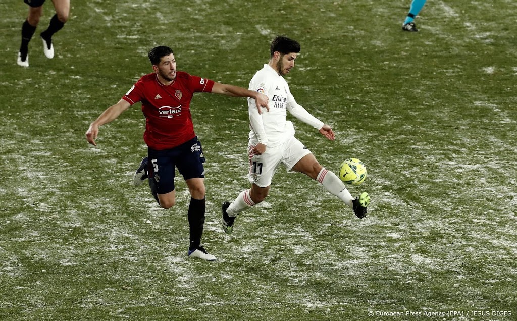 Real glijdt in winters Pamplona uit over Osasuna