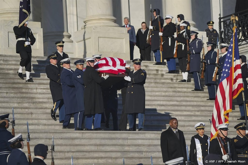 Staatsbegrafenis Jimmy Carter begonnen