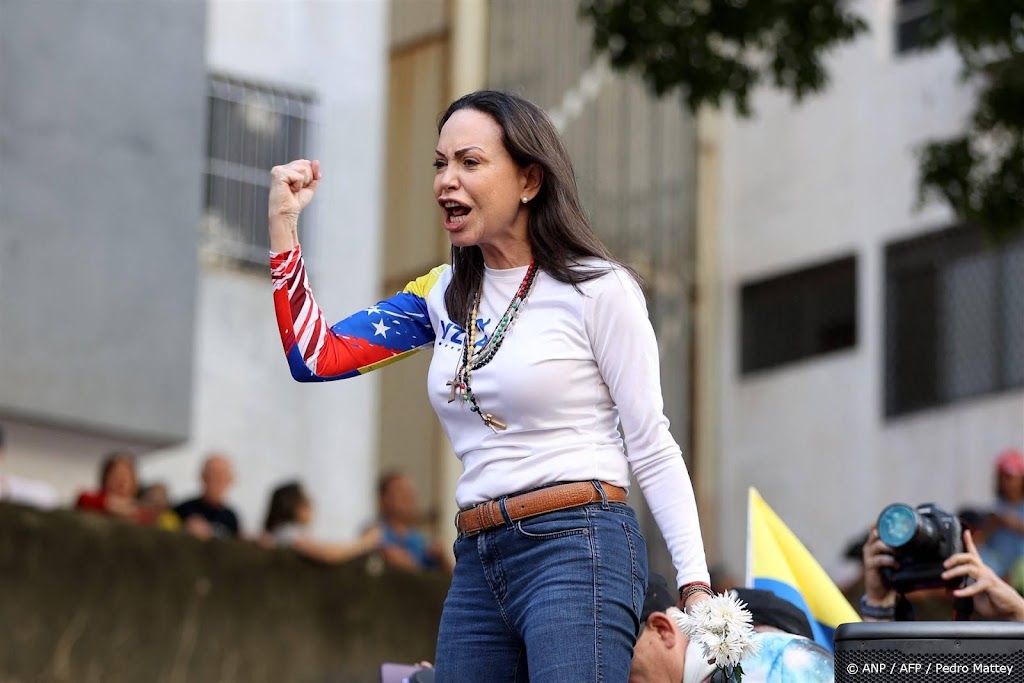 Venezolaanse oppositieleider Machado opgepakt tijdens protest