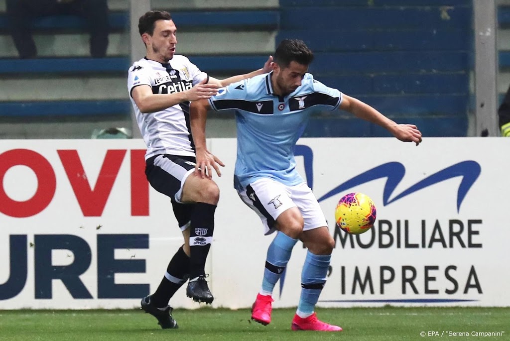 Lazio blijft na zege op Parma bovenin meedoen in Serie A