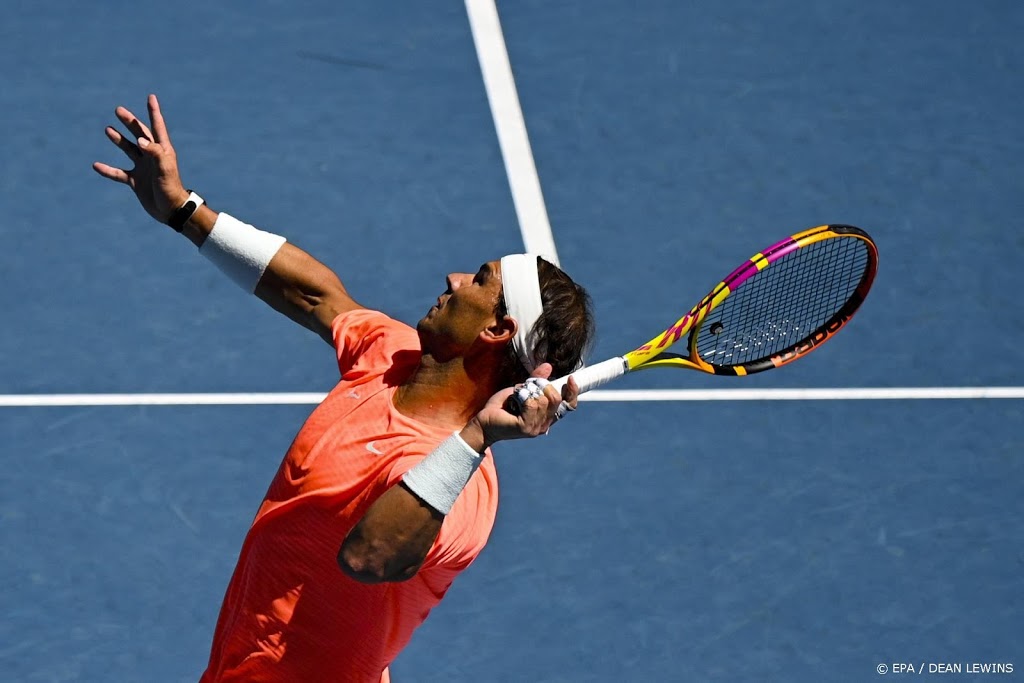 Nadal zonder zorgen door eerste ronde in Melbourne